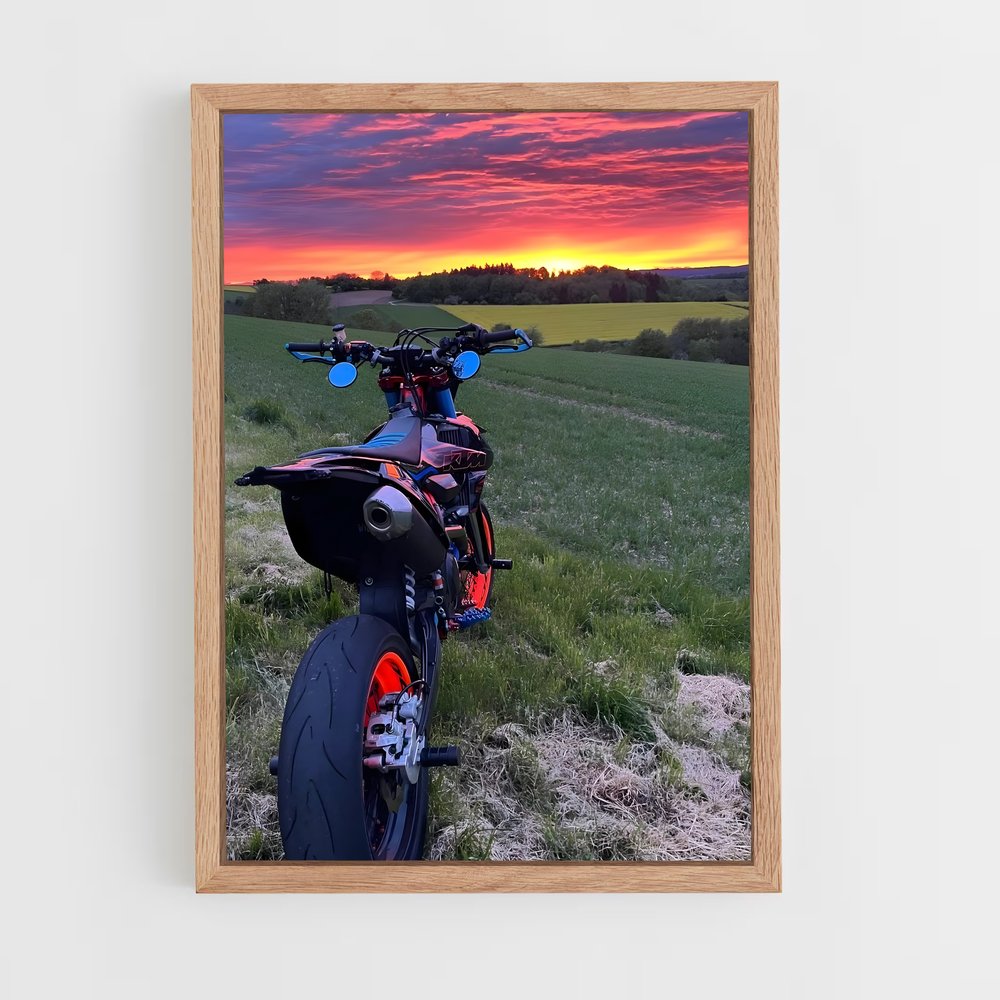Poster Road Trip au Couchant – affiche KTM Moto (vue 4)